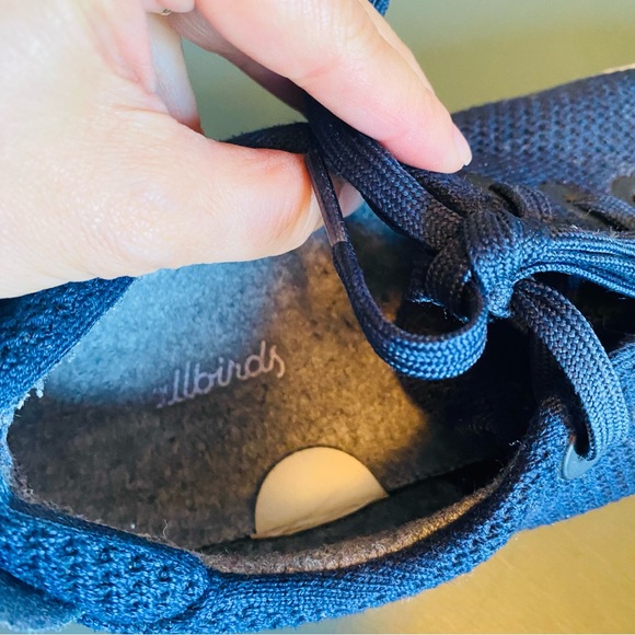 Allbirds TP Tree Pipers Moonrise Navy/White Lace Up Sneakers Men s Size 12 - Picture 5 of 7